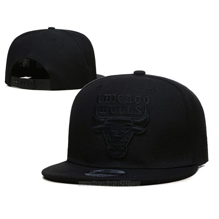Gorra Chicago Bulls Black On Black 9FIFTY Snapback Negro